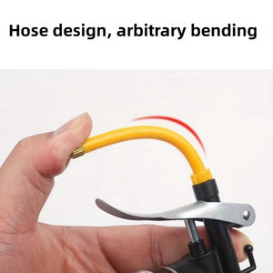 Planet Gates High Pressure Transparent Oil Bottle 250ml Plastic Hose Drop Resistant Copper Tip Nozzle Oil Filler Oil Bottle Oil Gun