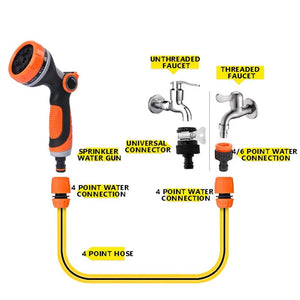 Planet Gates High Pressure Water Gun Irrigation Garden Watering Gun for Plants Portable Pressure Washers Gun for Car Washing Floor Cleaning