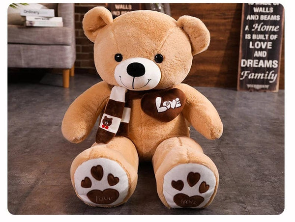 Planet Gates High Quality 4 Colors Teddy Bear With Scarf Stuffed Animals Bear Plush Toys Doll Pillow Kids Lovers Birthday Baby Gift