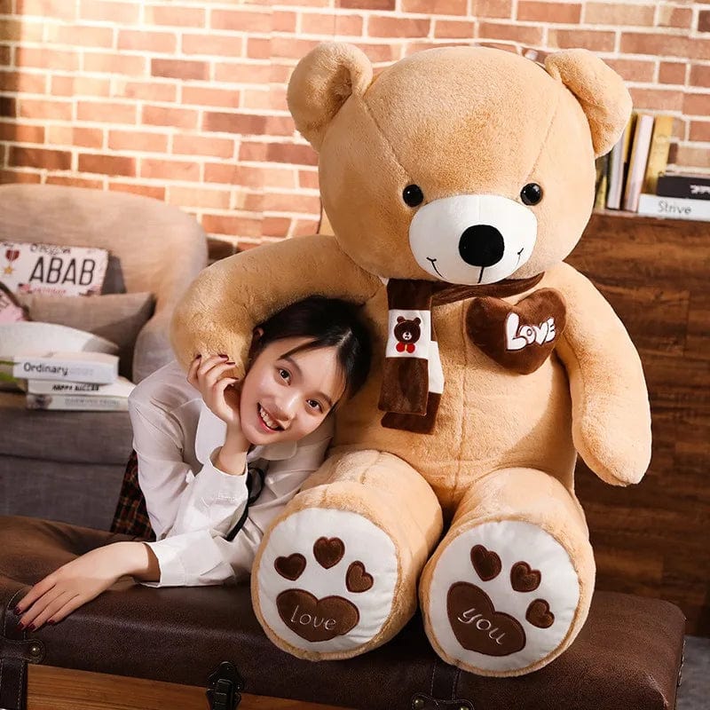Planet Gates High Quality 4 Colors Teddy Bear With Scarf Stuffed Animals Bear Plush Toys Doll Pillow Kids Lovers Birthday Baby Gift