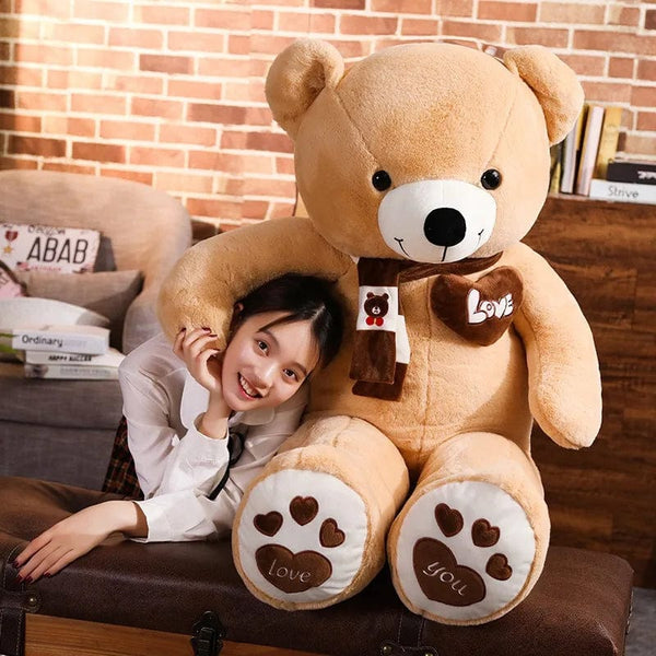 Planet Gates High Quality 4 Colors Teddy Bear With Scarf Stuffed Animals Bear Plush Toys Doll Pillow Kids Lovers Birthday Baby Gift