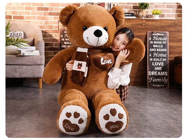 Planet Gates High Quality 4 Colors Teddy Bear With Scarf Stuffed Animals Bear Plush Toys Doll Pillow Kids Lovers Birthday Baby Gift