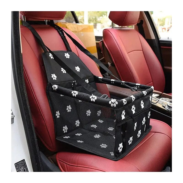 Planet Gates High Quality Pet Dog Car Booster Seat Pet Mesh Puppy Safety Belt Stable Foldable Travel Pet Dog Car Seat Booster Basket