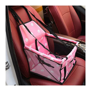 Planet Gates High Quality Pet Dog Car Booster Seat Pet Mesh Puppy Safety Belt Stable Foldable Travel Pet Dog Car Seat Booster Basket