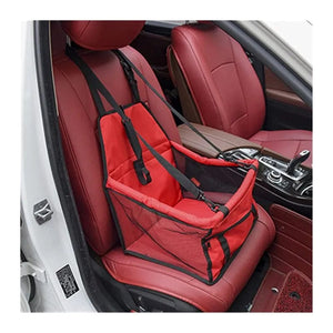 Planet Gates High Quality Pet Dog Car Booster Seat Pet Mesh Puppy Safety Belt Stable Foldable Travel Pet Dog Car Seat Booster Basket