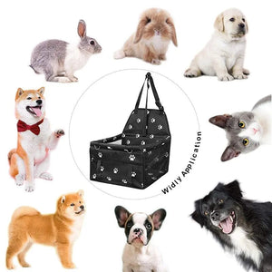 Planet Gates High Quality Pet Dog Car Booster Seat Pet Mesh Puppy Safety Belt Stable Foldable Travel Pet Dog Car Seat Booster Basket