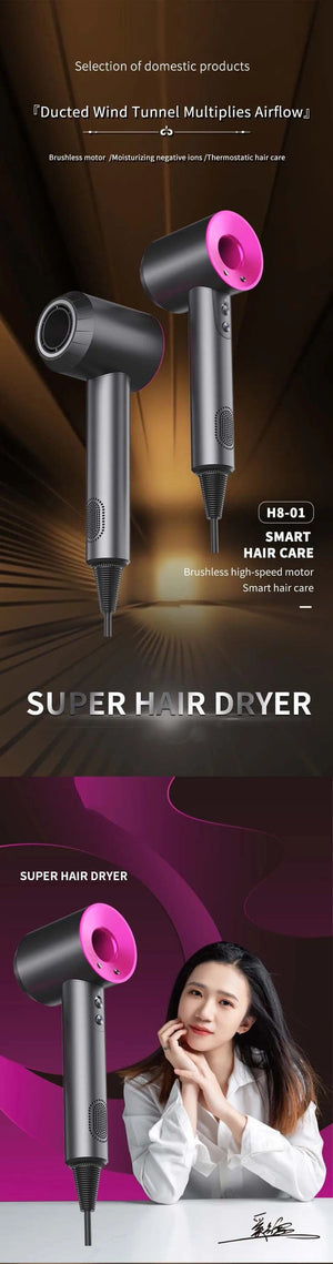 Planet Gates High-Speed Hair Dryer High-Power Negative Ion Hairdryers For Home Hair Salons Hair Care Hot/Cold Air Blow Dryer Free Shipping