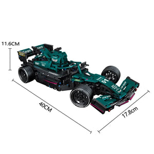 Planet Gates High-tech Building Blocks F1 Formula 1 Remote Control Super Racing Car Moc Bricks RC Technical Model Toy Creative Expert 1089pcs