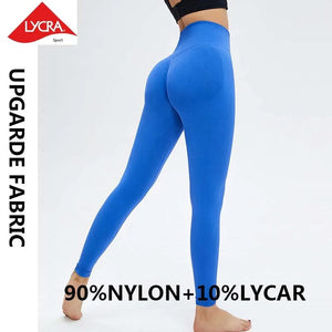 Planet Gates High Waist  Push Up Seamless Sport Legging  Women Yoga Pants Super Stretchy Gym Workout  Tights Sport Leggings Running Pants