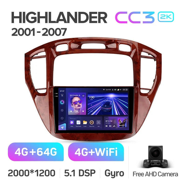 Planet Gates Highlander1 2K 64G / Russian Federation TEYES CC3L CC3 2K For Toyota Highlander 1 XU20 2001 - 2007 Car Radio Multimedia Video Player Navigation stereo GPS Android 10 No 2din 2 din dvd