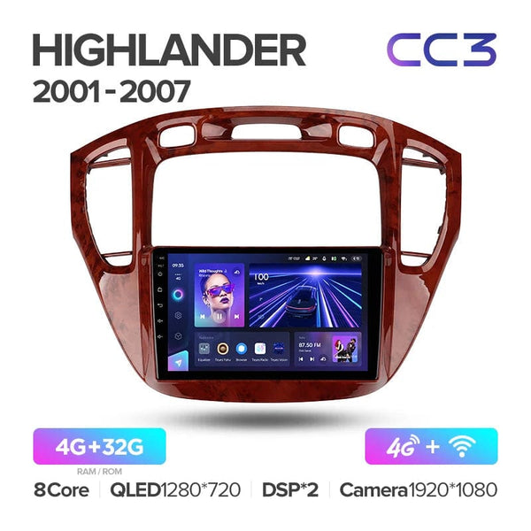 Planet Gates Highlander1 CC3 32G / CHINA TEYES CC3L CC3 2K For Toyota Highlander 1 XU20 2001 - 2007 Car Radio Multimedia Video Player Navigation stereo GPS Android 10 No 2din 2 din dvd