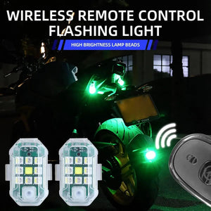Planet Gates Highlight Wireless Remote Control LED Strobe Light Drone Strobe Light Aircraft Strobe Lights Flash Position Wireless Light
