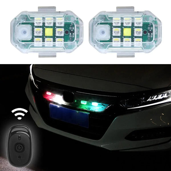 Planet Gates Highlight Wireless Remote Control LED Strobe Light Drone Strobe Light Aircraft Strobe Lights Flash Position Wireless Light