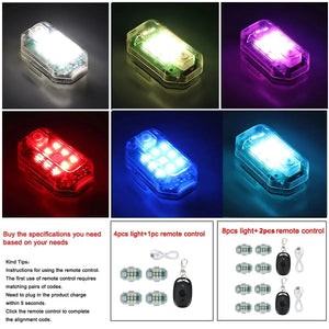 Planet Gates Highlight Wireless Remote Control LED Strobe Light Drone Strobe Light Aircraft Strobe Lights Flash Position Wireless Light