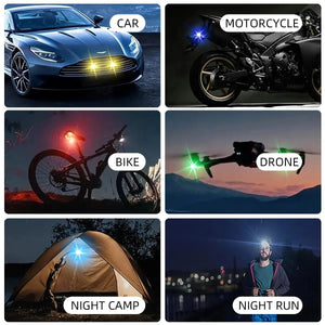 Planet Gates Highlight Wireless Remote Control LED Strobe Light Drone Strobe Light Aircraft Strobe Lights Flash Position Wireless Light
