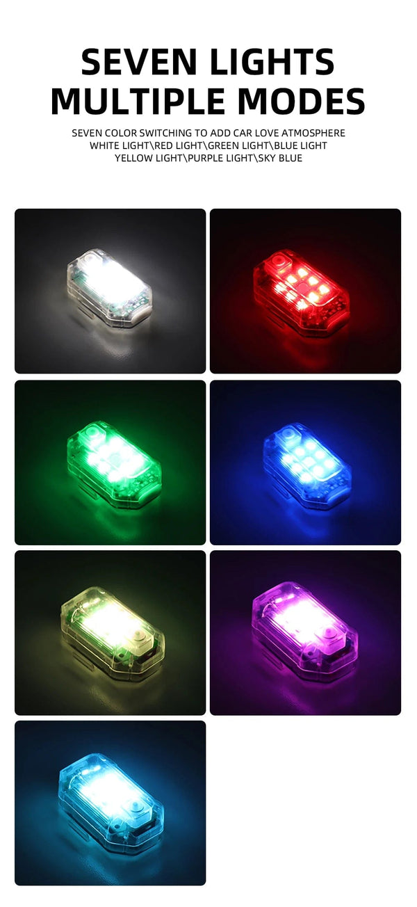 Planet Gates Highlight Wireless Remote Control LED Strobe Light Drone Strobe Light Aircraft Strobe Lights Flash Position Wireless Light