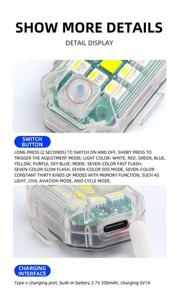 Planet Gates Highlight Wireless Remote Control LED Strobe Light Drone Strobe Light Aircraft Strobe Lights Flash Position Wireless Light