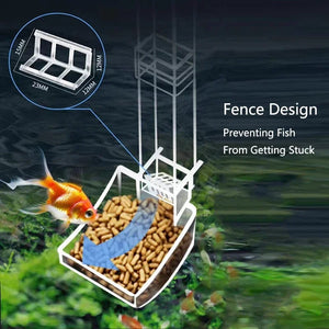 Planet Gates Highly Transparent Acrylic Aquarium Feeder Tube Dish Transparent Fish Tank Shrimp Snail Shrimp Food Feeding Bowl Accessories