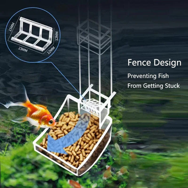 Planet Gates Highly Transparent Acrylic Aquarium Feeder Tube Dish Transparent Fish Tank Shrimp Snail Shrimp Food Feeding Bowl Accessories