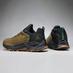 Planet Gates HIKEUP Latest Men's Hiking Shoes Wear-resistant Non-slip Outdoor Sneaker Rock Climbing Trekking Hunting Men Sports Suede Leather