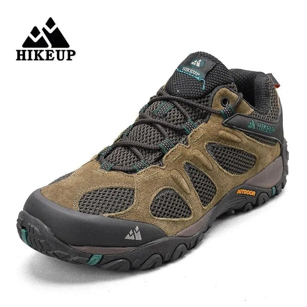 Planet Gates HIKEUP Men Shoes Breathable Splashproof Outdoor Hiking Shoes Mountain Climbing Sport Men Hunting Trekking Sneaker