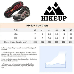 Planet Gates HIKEUP Men Shoes Breathable Splashproof Outdoor Hiking Shoes Mountain Climbing Sport Men Hunting Trekking Sneaker