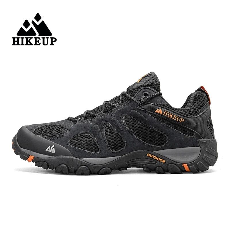 Planet Gates HIKEUP New Non-slip Wear Resistant Men‘s Outdoor Hiking Shoes Breathable Splashproof Climbing Men Sneaker Hunting Mountain Shoes