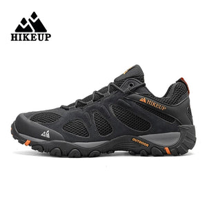 Planet Gates HIKEUP New Non-slip Wear Resistant Men‘s Outdoor Hiking Shoes Breathable Splashproof Climbing Men Sneaker Hunting Mountain Shoes
