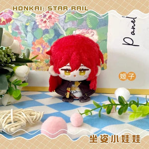 Planet Gates Himeko / 12cm Game Honkai Honkai: Star Rail Sunday Boothill Jing Yuan Luocha Gallagher Pepper Hill Stuffed Plushie Plush Doll Toy Keychain