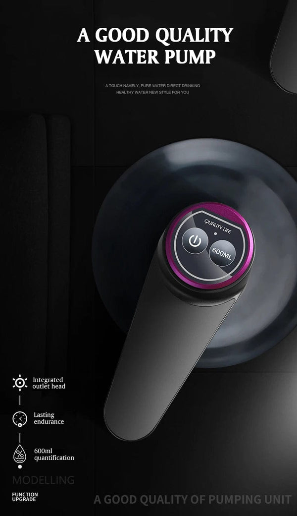 Planet Gates HiPiCok Water Pump 19 Liters Water Dispenser for Bottle Mini USB Automatic Electric Water Gallon Bottle Pump Drinking Dispenser