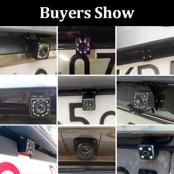 Planet Gates Hippcron Car Rear View Camera 4 LED Night Vision Reversing Auto Parking Monitor CCD Waterproof 170 Degree HD Video