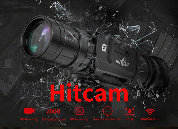 Planet Gates HitCam Complete Set RunCam HitCam 4K 10X Optics Zoom Digital Airsoft Camera