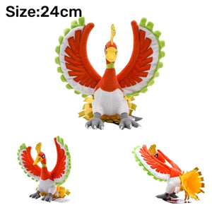 Planet Gates Ho-Oh Legendary Pokemon Plush Toys Lugias Lucario Giratina Koraidon Zacian Solgaleo Figures Cartoon Soft Stuffed Toy Gifts