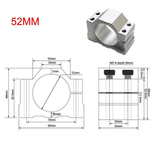 Planet Gates hole 65mm 1PCS Hole 40mm/42mm/45mm/48mm/52mm /65mmMount Bracket Spindle Fixture For DC spindle motor
