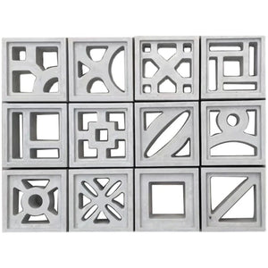 Planet Gates Hollow Diamond Garden Building Concrete Mold Fence Hollow Plastic Brick Mold Antique Courtyard Lawn Flower Pool Cement Mold