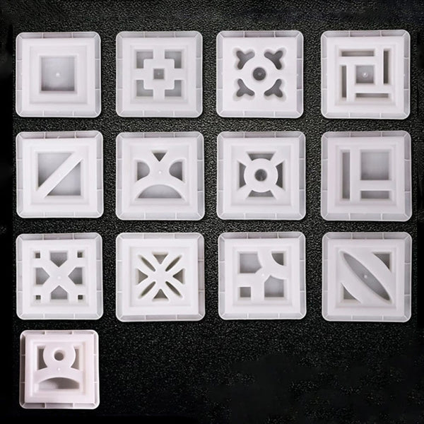 Planet Gates Hollow Diamond Garden Building Concrete Mold Fence Hollow Plastic Brick Mold Antique Courtyard Lawn Flower Pool Cement Mold