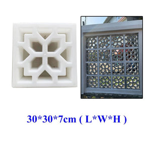 Planet Gates Hollow Diamond Garden Building Concrete Mold Fence Hollow Plastic Brick Mold Antique Courtyard Lawn Flower Pool Cement Mold