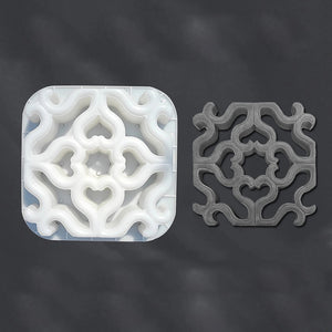 Planet Gates Hollow Diamond Garden Building Concrete Mold Fence Hollow Plastic Brick Mold Antique Courtyard Lawn Flower Pool Cement Mold