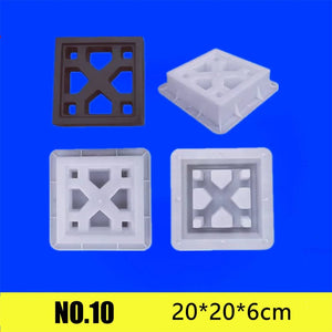 Planet Gates Hollow Diamond Garden Building Concrete Mold Fence Hollow Plastic Brick Mold Antique Courtyard Lawn Flower Pool Cement Mold