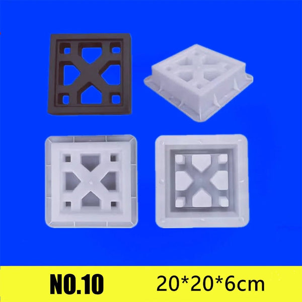 Planet Gates Hollow Diamond Garden Building Concrete Mold Fence Hollow Plastic Brick Mold Antique Courtyard Lawn Flower Pool Cement Mold