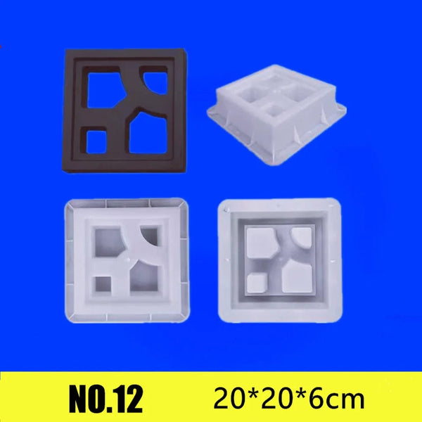 Planet Gates Hollow Diamond Garden Building Concrete Mold Fence Hollow Plastic Brick Mold Antique Courtyard Lawn Flower Pool Cement Mold