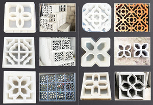 Planet Gates Hollow Diamond Garden Building Concrete Mold Fence Hollow Plastic Brick Mold Antique Courtyard Lawn Flower Pool Cement Mold