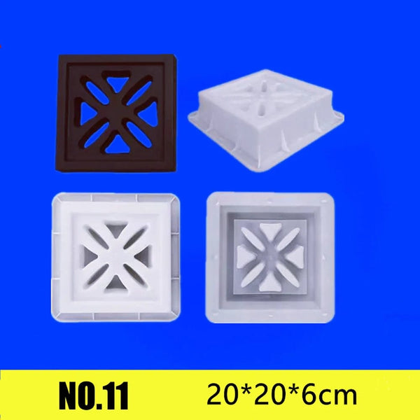 Planet Gates Hollow Diamond Garden Building Concrete Mold Fence Hollow Plastic Brick Mold Antique Courtyard Lawn Flower Pool Cement Mold