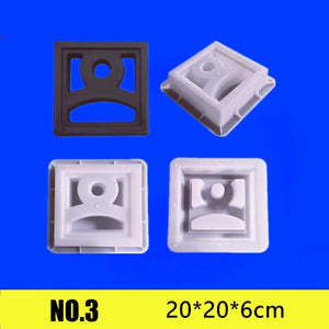 Planet Gates Hollow Diamond Garden Building Concrete Mold Fence Hollow Plastic Brick Mold Antique Courtyard Lawn Flower Pool Cement Mold