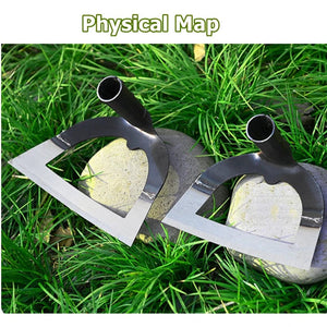 Planet Gates Hollow Hoe Weeding Rake Labor-saving Weeding & Loosening Soil Artifact Harrow Handheld steel weeding hoe Hoe Farm Tool Gardening