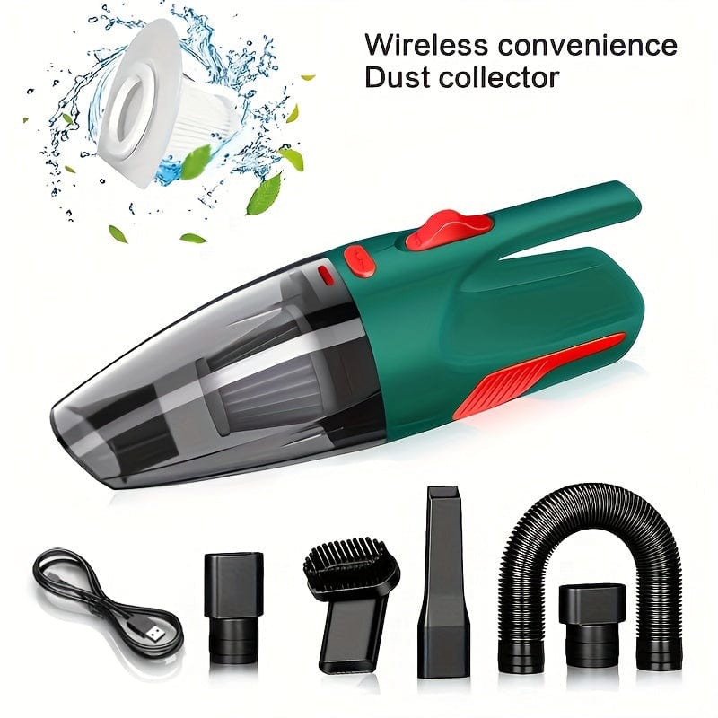 Planet Gates Home Car Dual-use High-power Handheld Wireless Car Vacuum Cleaner USB Charging Wireless Mini Car Vacuum Cleaner
