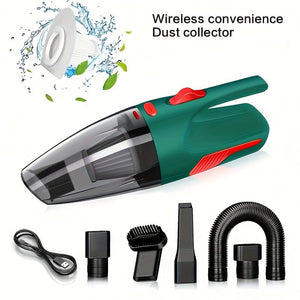 Planet Gates Home Car Dual-use High-power Handheld Wireless Car Vacuum Cleaner USB Charging Wireless Mini Car Vacuum Cleaner