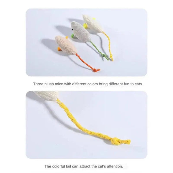 Planet Gates Home Cat Toy Cute Modeling Kitten Toy Mini Mice Toy Herbal Rat Toy Plush Herbal Mouse Universal Cat Accessories Toys For Cats