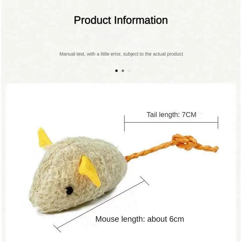 Planet Gates Home Cat Toy Cute Modeling Kitten Toy Mini Mice Toy Herbal Rat Toy Plush Herbal Mouse Universal Cat Accessories Toys For Cats