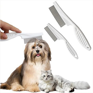 Planet Gates Home Pet Animal Care Comb Protect Flea Comb for Cat Dog Pet Stainless Steel Comfort Flea Hair Grooming Cleaning Tool Pet Product